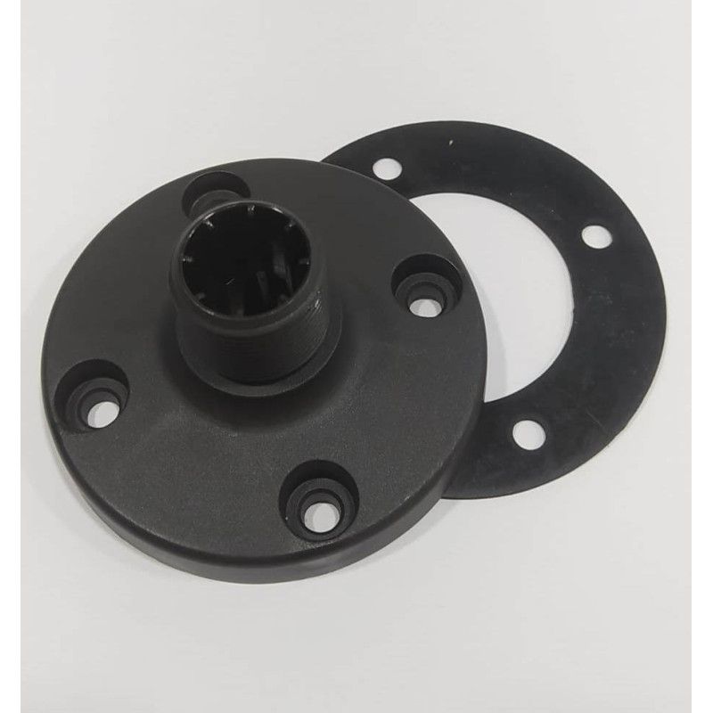 80010 SOPORTE PIE PARA TUBO (balizas) Ø70mm (ext.)