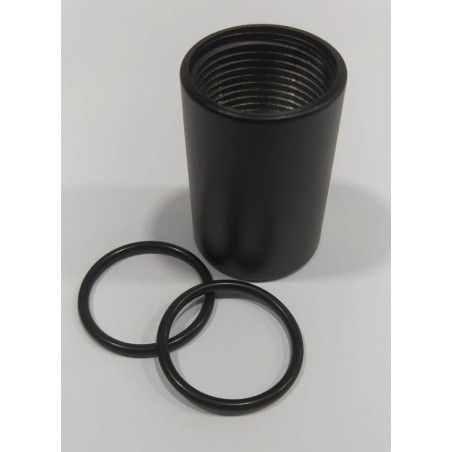 80025 TUBO ALUMINIO NEGRO 38mm (balizas)