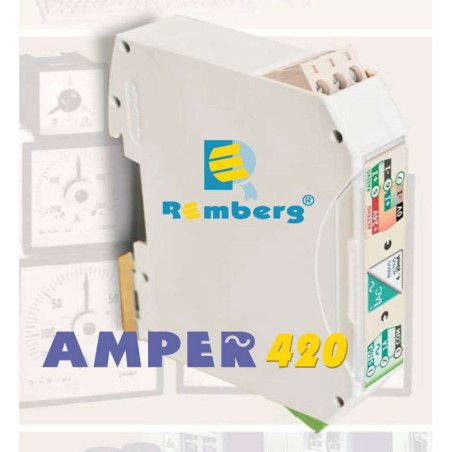 AMPER420 Convertidor de señal entrada 5A / salida 4...20mA