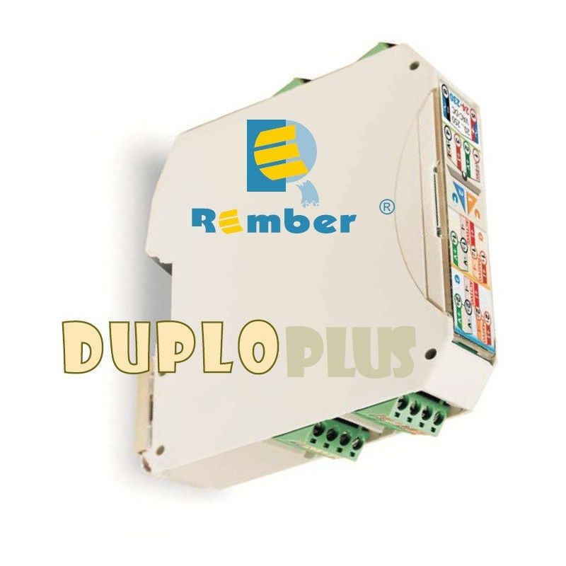 DUPLOPlus Duplicador - aislador de señal 0-4...20mA / 0...10V. Alimentación 24/230VUC