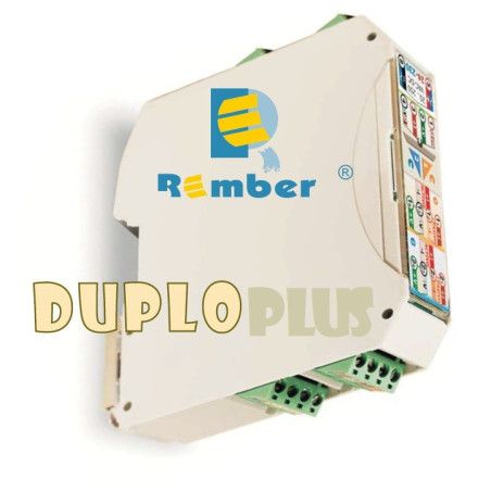 DUPLOPlus Duplicador - aislador de señal 0-4...20mA / 0...10V. Alimentación 24/230VUC