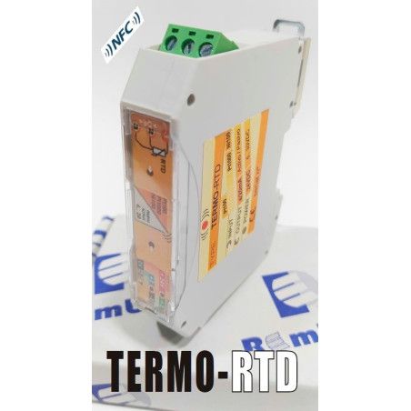 TERMO-RTD Convertidor de señal para carril DIN entrada Pt100 / salida 4...20mA 24VDC