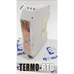 TERMO-RTD Convertidor de señal para carril DIN entrada Pt100 / salida 4...20mA 24VDC