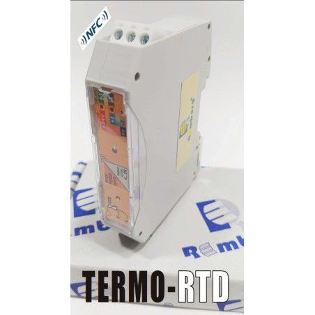 TERMO-RTD Convertidor de señal para carril DIN entrada Pt100 / salida 4...20mA 24VDC