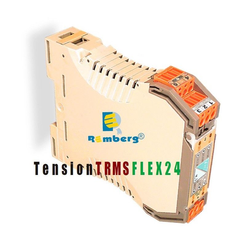 TensionTRMSFLEX24 Aislador universal de tensión AC/DC TRMS