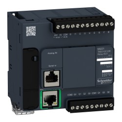 TM221CE16R PLC compacto M221 09ED - 2EA / 07S Relé Ethernet 240VAC