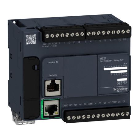 TM221CE24R PLC compacto M221 14ED - 2EA / 10S Relé Ethernet 240VAC