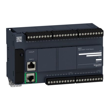 TM221CE40T PLC compacto M221 24ED - 2EA / 16S PNP Ethernet 24VDC
