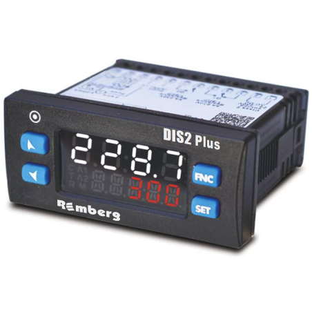 DIS2Plus INDICADOR UNIVERSAL 74x32 Proces./Temp. 2Rel. + SSR 24...230VAC/DC