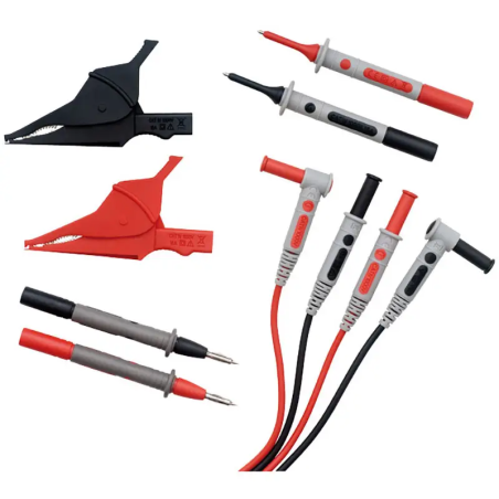P01295459Z KIT ELECTRICISTA (4 Puntas + 2 Cocos + 2 Cables) CAT IV 1000V