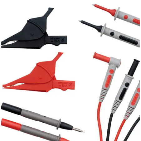 P01295459Z KIT ELECTRICISTA (4 Puntas + 2 Cocos + 2 Cables) CAT IV 1000V
