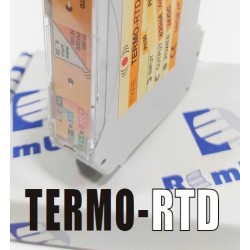 TERMO-RTD Convertidor de señal para carril DIN entrada Pt100 / salida 4...20mA 24VDC
