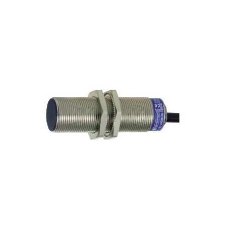 XS618B1PAL2 Detector inductivo M18 con cable 2m. Cabeza enrasada 8mm PNP-NA