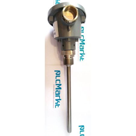 Pt100B150 Sonda Pt100, Ø8x150mm, con conexión en cabezal DIN-B y rosca 1/2"G
