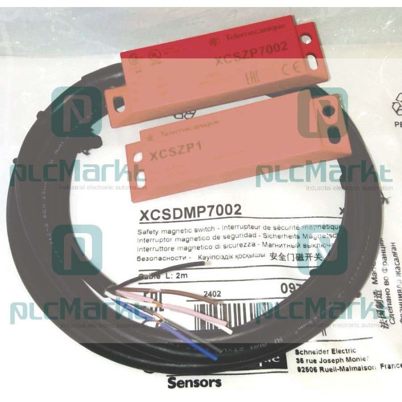 XCSDMP7002 Interruptor magnético codificado 2NC+1NA