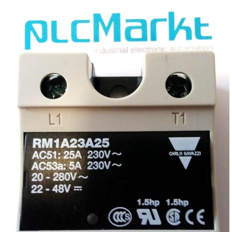 RM1A23A25 SSR Relé estático tipo pastilla 25A AC/AC