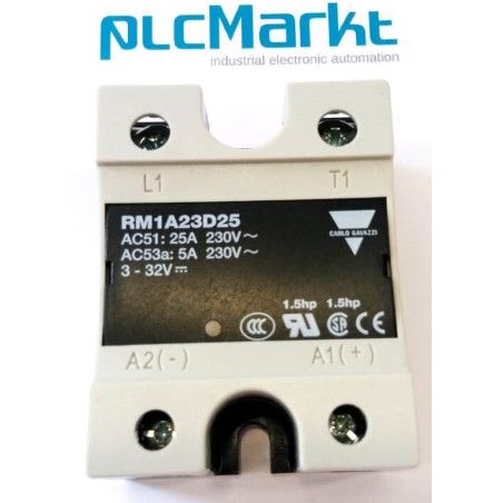 RM1A23D25 SSR Relé estático tipo pastilla 25A DC/AC