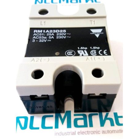 RM1A23D25 SSR Relé estático tipo pastilla 25A DC/AC
