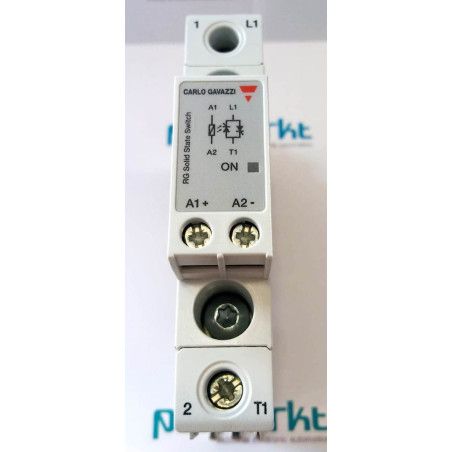 RGC1A23A25KKE SSR Relé estático a carril DIN con disipador 30A AC/AC