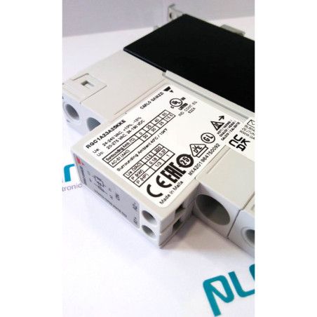 RGC1A23A25KKE SSR Relé estático a carril DIN con disipador 30A AC/AC