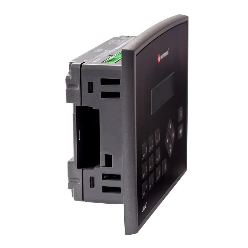 JZ20-J-R31 JAZZ Micro OPLC 16 ED + 2 EA + 2 E duales/11 SD a relé + HMI 2 líneas de texto 24VDC - Puerto USB - IP66