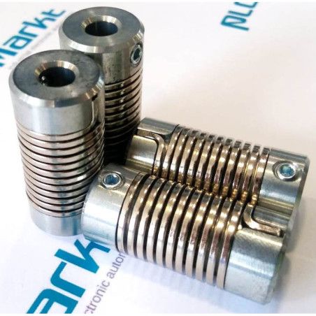 AFKZS163566 Acoplamiento metálico tipo muelle para encoder. Para ejes 6-6mm