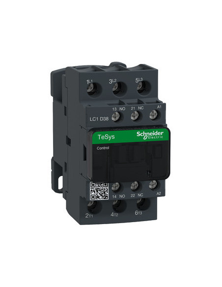 LC1D38B7 Contactor 3 polos 38A. Tensión de bobina 24VAC