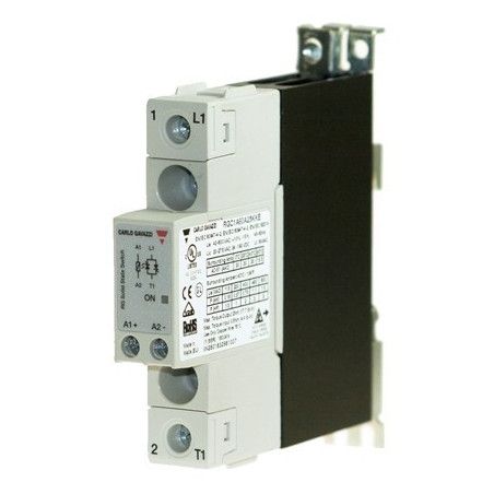 RGC1A23A25KKE SSR Relé estático a carril DIN con disipador 30A AC/AC