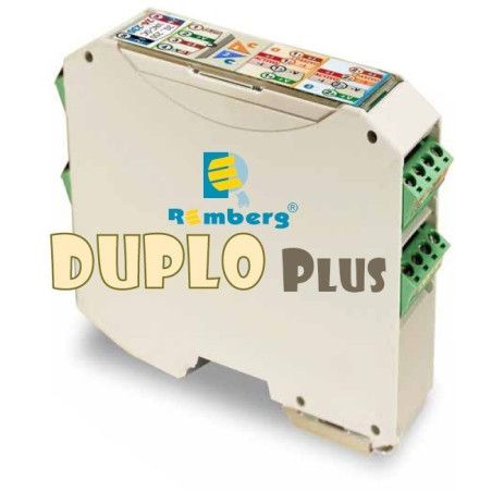 DUPLOPlus Duplicador - aislador de señal 0-4...20mA / 0...10V. Alimentación 24/230VUC