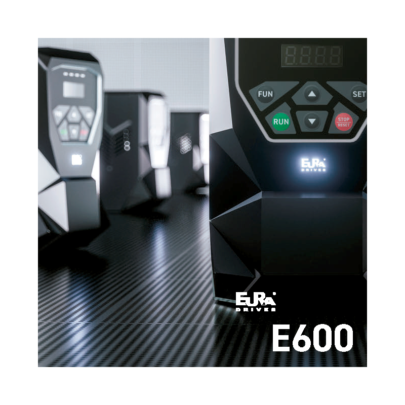 E600-0007S2Q1U1F2A VARIADOR 0,75KW/1HP 2x230V Carga NORMAL