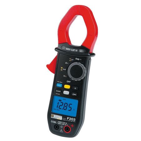 P01120923 F203 PINZA AMPERIMÉTRICA Ø34 600Aca TRMS/Acc TruInRush. CATIV 600V