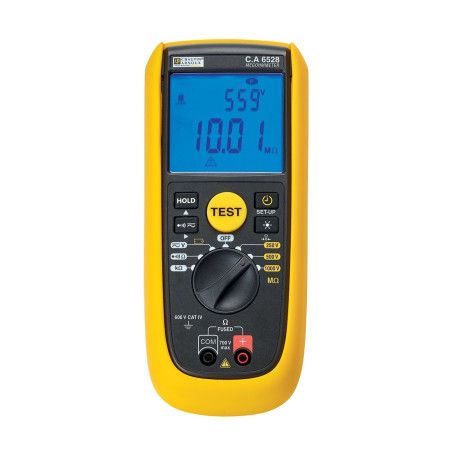 CA6528 MEGAÓHMETRO 250-500V-1000V Y 11GOhms (Med. Aislamiento)