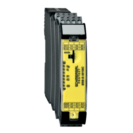 SRB-E-301MC MODULO SEGURIDAD CAT.4, PL e (SIL 3) 3NO+1NC 24VAC/DC