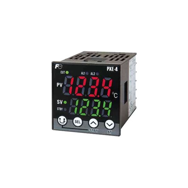 REGULADOR TEMPERATURA 48x48 S/RELÉ + ALARMA 230VAC