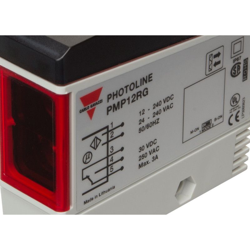 PMP12RG1798 FOTOCELULA REFLEX POLARIZADA S/RELE C/ESPEJO 12m