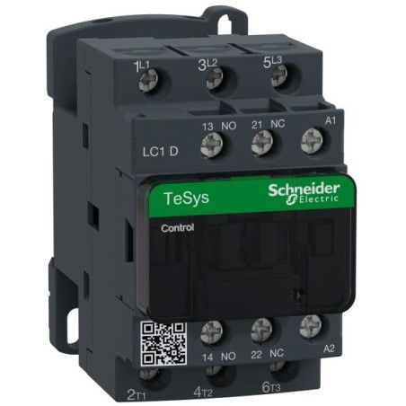 LC1D12P7 Contactor 3 polos 12A. Tensión de bobina 230VAC