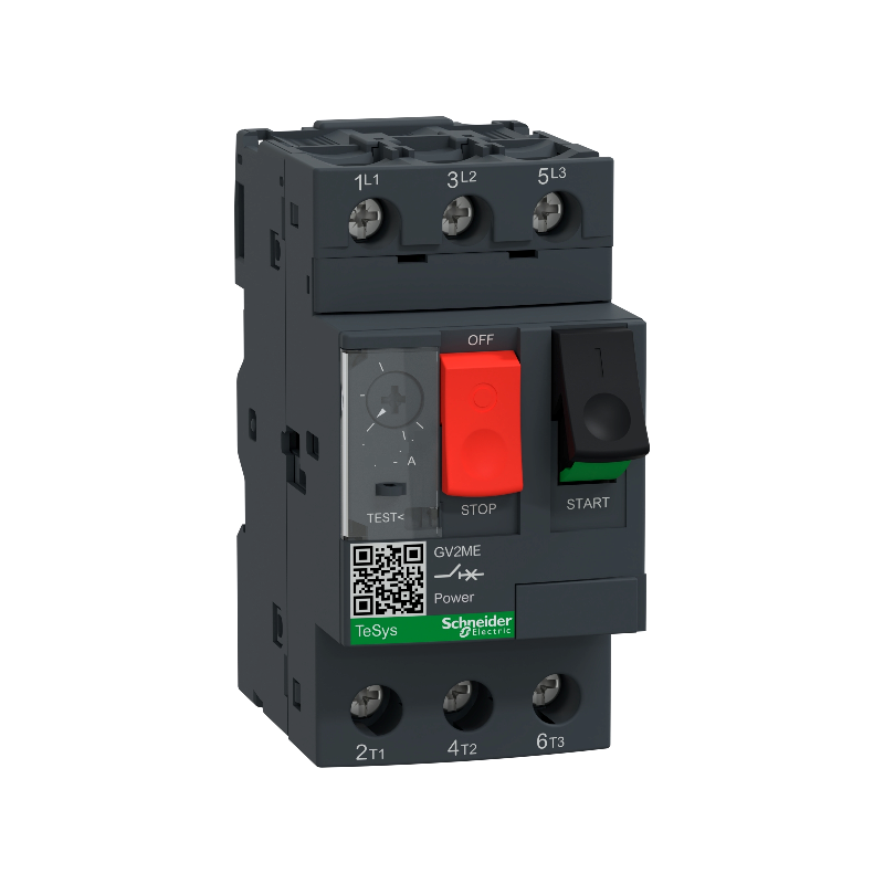 GV2ME03 Disyuntor motor 3 polos. Regulación 0,25...0,4A