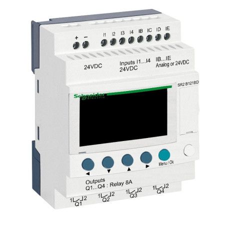 SR2B121BD Relé programable Zelio Logic 8 ED/4 SD a relé  24VDC