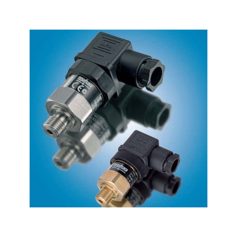 Transmisor de presión R1/4"G, salida 4…20mA. Rango 0…25bar