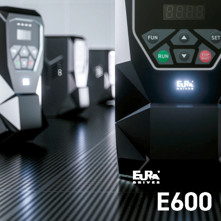 E600-0055T3Q2U8F2A VARIADOR C/STO 5,5KW/7,5HP 3x400V Carga NORMAL