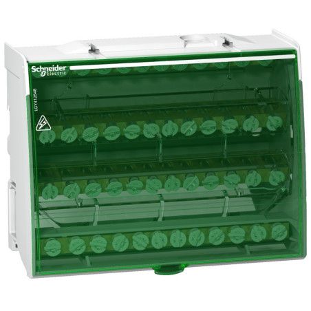 REPARTIDOR MODULAR 4P, 12-CONX. 125A (48 conex.)