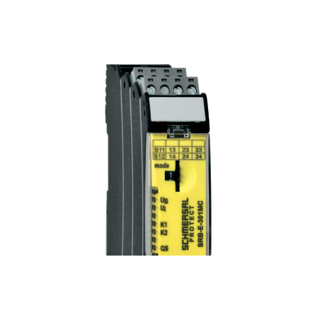 103014374 SRB-E-301MC MODULO SEGURIDAD CAT.4, PL e (SIL 3) 3NO+1NC 24VAC/DC